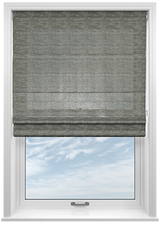 Tucson Voile, Zinc - Roman Blind